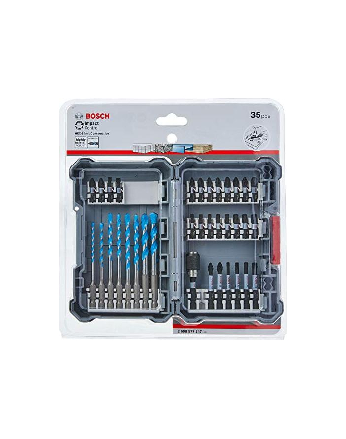 bosch powertools Bosch Impact Control screwdriver bit set w. Multipurpose drill bits, 1/4 '', 35 pieces, drill bit ' bit set główny