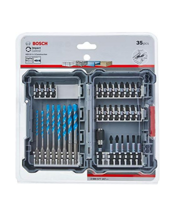 bosch powertools Bosch Impact Control screwdriver bit set w. Multipurpose drill bits, 1/4 '', 35 pieces, drill bit ' bit set