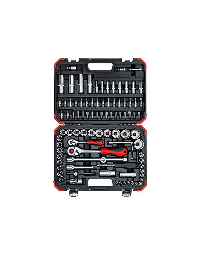 Gedore Red socket wrench set 1/4 ''+ 1/2'', 94 pieces (red / black, with reversible ratchets, SW 4mm - 32mm) główny