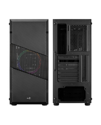 Aerocool Menace Saturn ENABLE, tower case (black, Tempered Glass)