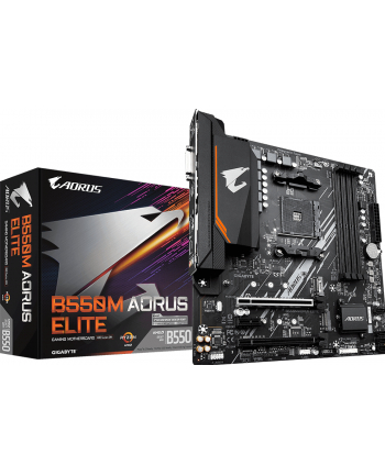 GIGABYTE B550M AORUS ELITE AM4 DDR4 2xM.2 4xSATA HDMI DVI mATX MB