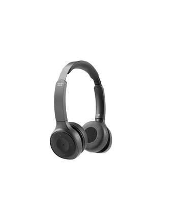 CISCO 730 Wireless Dual On-ear Headset+Stand USB-A Bundle-Carbon