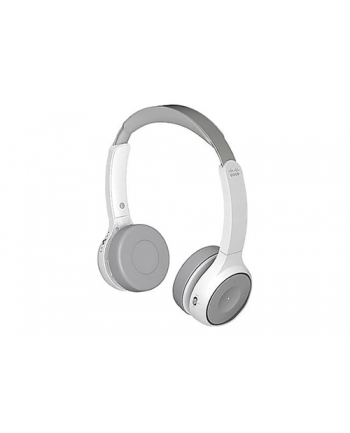 CISCO 730 Wireless Dual On-ear Headset+Stand USB-A Bundle-Platinum