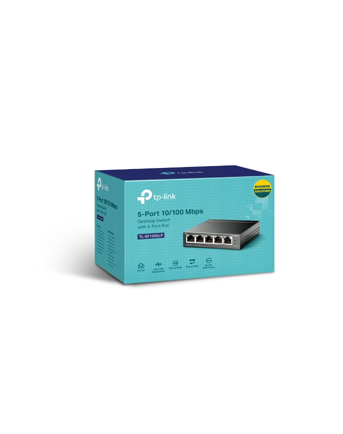 TP-LINK 5-Port 10/100 Mbps Desktop Switch with 4-Port PoE główny