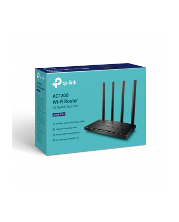 TP-LINK Archer C6U AC1200 Dual band WiFi Gigabit router 4xLAN 1x USB 2.0 VPN Server