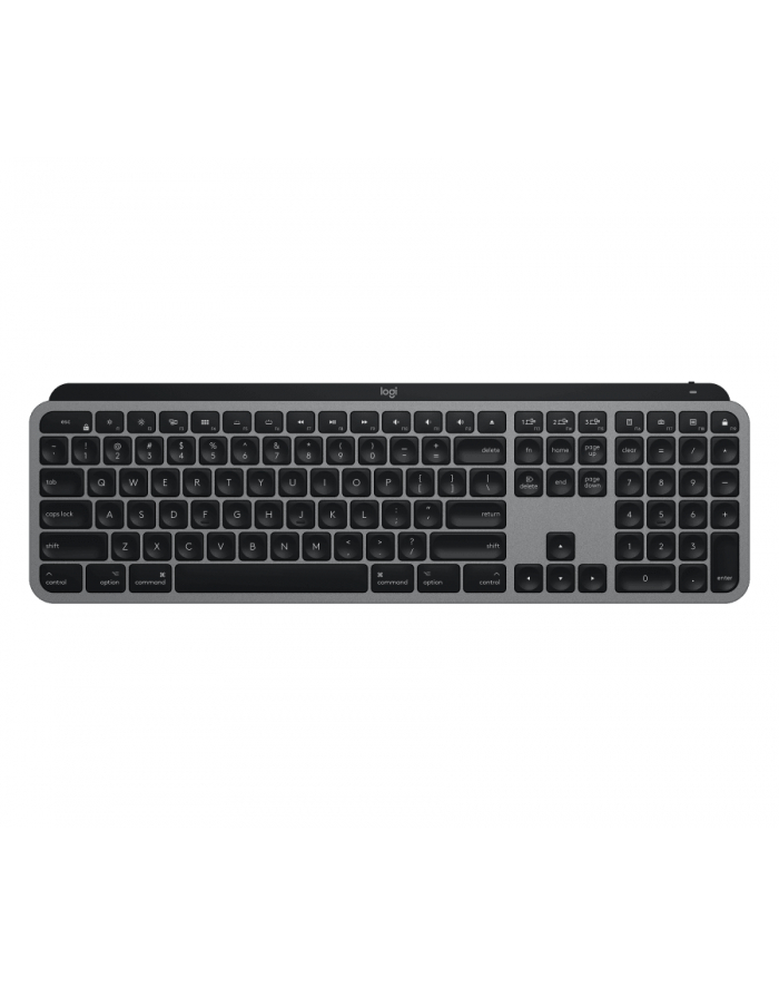 LOGITECH MX Keys for Mac Advanced Wireless Illuminated Keyboard - SPACE GREY - US INTL - EMEA główny