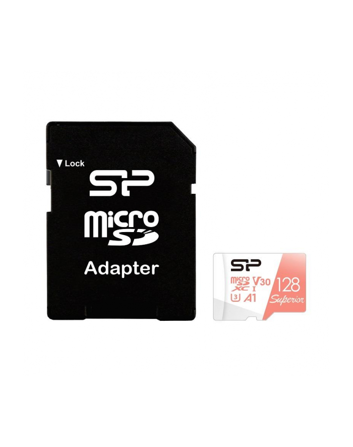 SILICON POWER memory card Superior Micro SDXC 128GB UHS-I A3 V30 główny