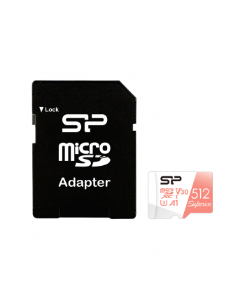 SILICON POWER memory card Superior Micro SDXC 512GB UHS-I A3 V30
