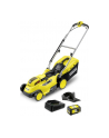 Kärcher cordless lawn mower LMO 18-36 Battery Set, 18Volt (yellow / black, Li-Ion battery 5.0Ah) - nr 1