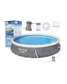 Bestway Fast Set pool set, O 396cm x 84cm, swimming pool (gray, with filter pump) - nr 8