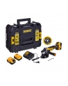 DeWALT cordless angle grinder DCG405P3, 18Volt (black / yellow, 3x Li-ion battery 5.0Ah) - nr 25