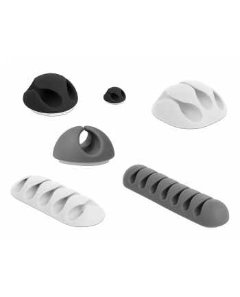 DELOCK Cable Holder Combo Set 6 pieces