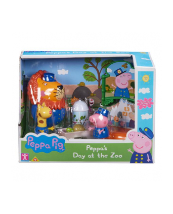 tm toys Peppa Zestaw ZOO 3 figurki + akcesoria 07173