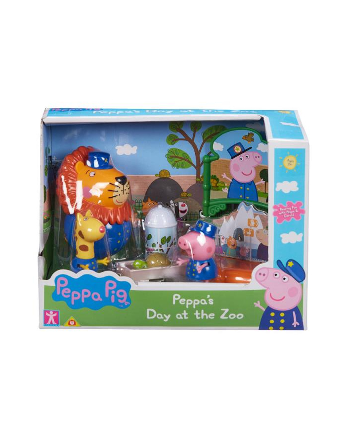 tm toys Peppa Zestaw ZOO 3 figurki + akcesoria 07173 główny