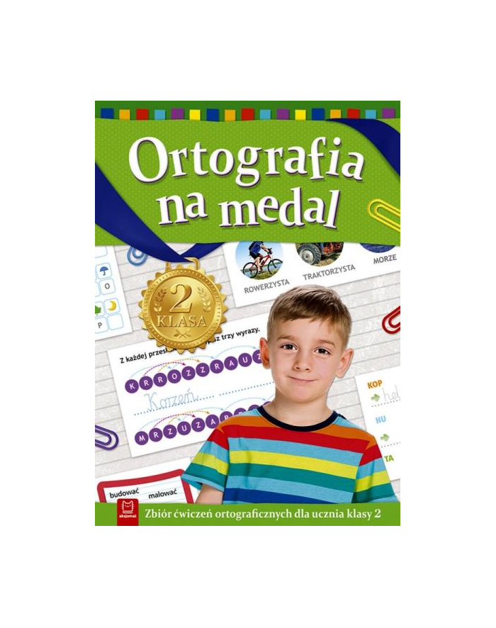 aksjomat Książka Ortografia na medal. Zbiór ćwiczeń ortograficznych dla ucznia klasy 2 główny