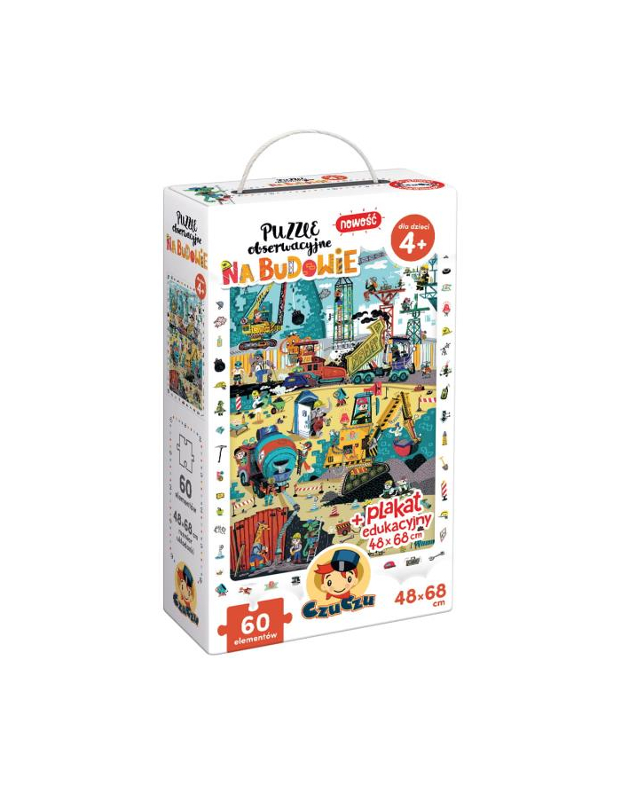 CzuCzu Puzzle obserwacyjne Na budowie główny