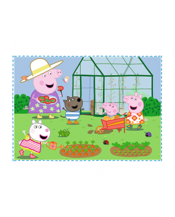 Puzzle 4w1 Wspomnienia z wakacji Świnki Peppy 34359 TREFL