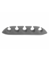DELOCK Cable Holder with 5 feed-throughs Set 6 pieces - nr 4