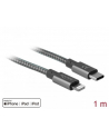 DELOCK Data and charging cable USB Type-C to Lightning for iPhone iPad and iPod 1m - nr 1