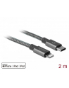 DELOCK Data and charging cable USB Type-C to Lightning for iPhone iPad and iPod 2m - nr 1