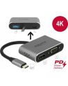 DELOCK USB Type-C Adapter to HDMI and VGA with USB 3.0 Port and PD - nr 13