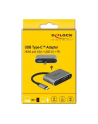 DELOCK USB Type-C Adapter to HDMI and VGA with USB 3.0 Port and PD - nr 18