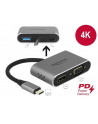 DELOCK USB Type-C Adapter to HDMI and VGA with USB 3.0 Port and PD - nr 1