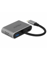 DELOCK USB Type-C Adapter to HDMI and VGA with USB 3.0 Port and PD - nr 22