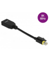 DELOCK Mini DisplayPort 1.4 to DisplayPort adapter with latch 8K 60 Hz - nr 1