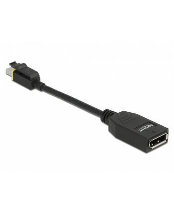 DELOCK Mini DisplayPort 1.4 to DisplayPort adapter with latch 8K 60 Hz