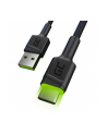 green cell Kabel GCRay USB - USB-C 120cm, podświetlenie LED - nr 3
