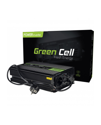 green cell Przetwornica 12V/230V 300W/600W czysty sinus