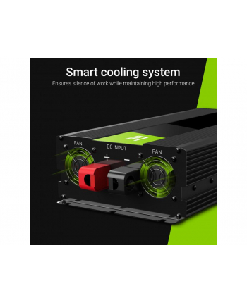 green cell Przetwornica 24V/230V 1500W/3000W Czysty sinus