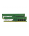 TRANSCEND 32GB KIT JM DDR4 3200Mhz U-DIMM 1Rx8 2Gx8 CL22 1.2V - nr 2