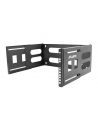 LANBERG folding bracket wall-mount 19inch 4U 497x400/240 black - nr 1