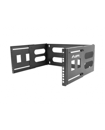 LANBERG folding bracket wall-mount 19inch 4U 497x400/240 black