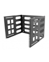LANBERG folding bracket wall-mount 19inch 8U 497x400/240 black - nr 1