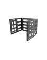 LANBERG folding bracket wall-mount 19inch 8U 497x400/240 black - nr 5