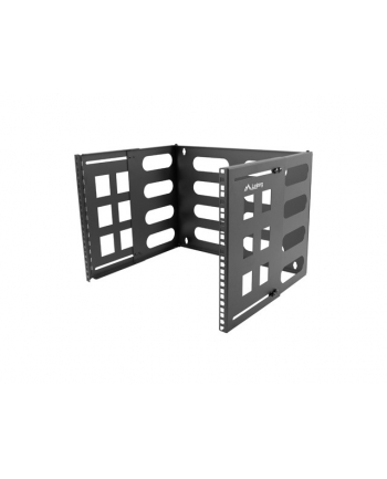 LANBERG folding bracket wall-mount 19inch 8U 497x400/240 black