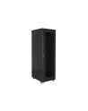 LANBERG rack cabinet 19inch free-standing 42U/800x800 self-assembly flat pack with mesh door black - nr 25