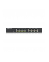 ZYXEL GS1900-24 24-port GbE L2 12 Port PoE Smart Switch rackmount 130 Watt - nr 14