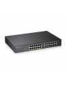 ZYXEL GS1900-24 24-port GbE L2 12 Port PoE Smart Switch rackmount 130 Watt - nr 17