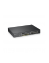 zyxel Przełącznik GS1900-24EP-EU0101F 24xGbE L2 12xPoE Rack 130W - nr 60