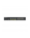 zyxel Przełącznik GS1900-24EP-EU0101F 24xGbE L2 12xPoE Rack 130W - nr 61