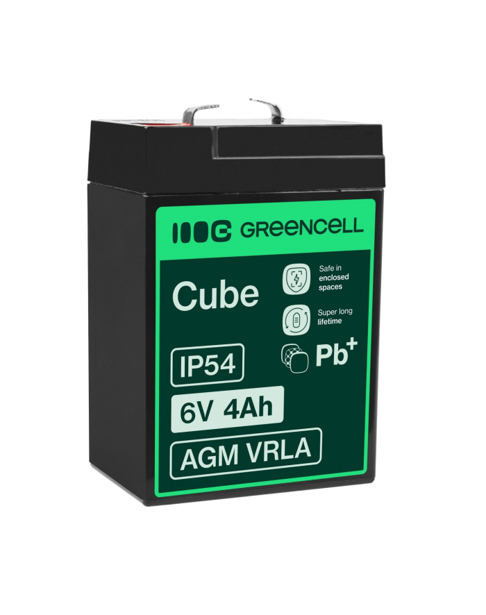green cell Akumulator AGM 6V 4.0Ah główny