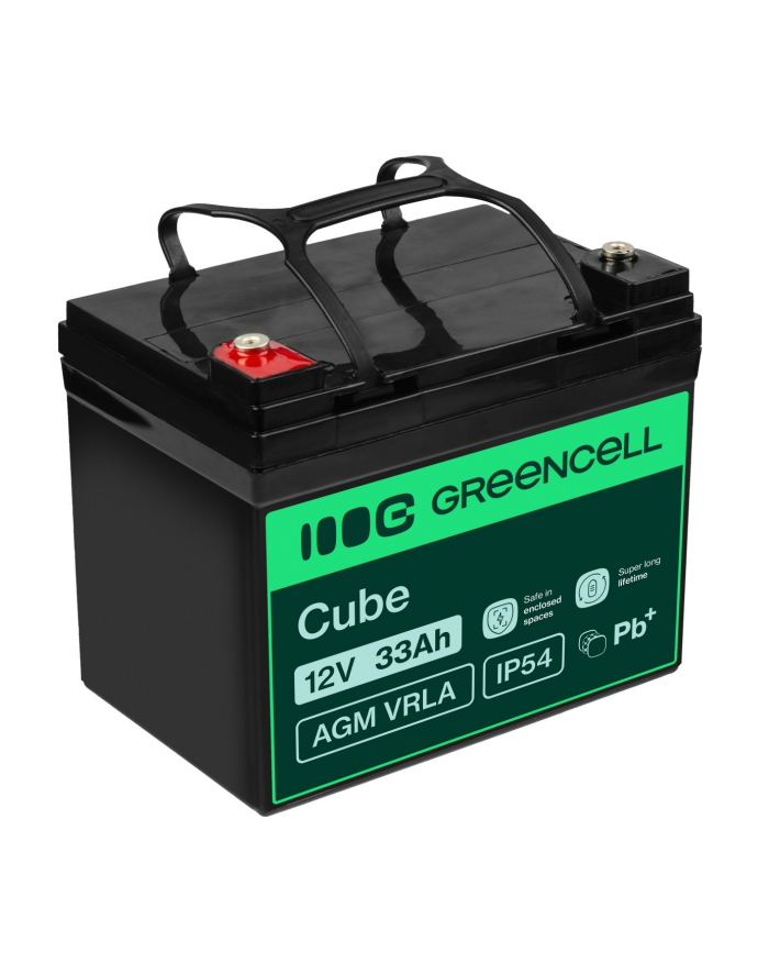 green cell Akumulator AGM 12V 33Ah główny