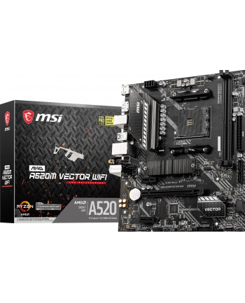 msi Płyta główna MAG A520M VECTOR WIFI 2DDR4 DP/HDMI mATX