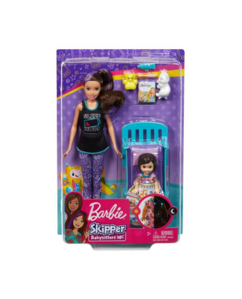 Barbie Lalka Skipper Opiekunka zestaw Czas na sen GHV88 p4 MATTEL