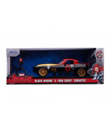 Auto Marvel Black Widow Chevy 1966 1:24 Dickie