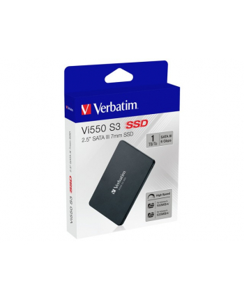 verbatim Dysk SSD wewnętrzny 1TB SATA III Czarny